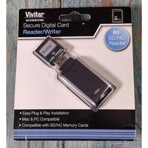Vivitar Secure Digital Card Reader/Writer R1 SD/HC‎ Reader